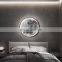 Modern Creative Mural Art Background Decoration Wall Light Bedroom Bedside Lamps Moon Wall Lamp