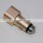 Two interfaced USB car vehicle charger with PVC blister gift box mobile accessories