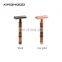 Eco Bamboo Wood handle Razor Blade Double Edge Shaving Razor for Women and Men Face