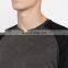 Customized Simple High Quality Collar Solid Long Sleeve t Shirt Men