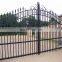 Factory Supply Protective Galvanized Steel Fence Gate Good Quality Wrought Iron Fence Gate