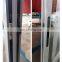 PVC sliding window  4mm tempered glass without grids with mosquito net