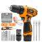 12V/16.8V/24V power tools Lithium Battery Professional Impact Nail Hand Rechargeable Cordless drill wholesale