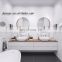 Customized luxury bathroom vanity double sink bathroom vanities cabinets combo mirror wood