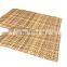 Wholesale  of fire prevention bamboo mat hand-woven straw mat project ceiling decorative plastic rattan mat wallpaper