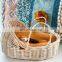 High Quality Rattan doll Cradle Bassinet bed, kid room decor, straw moses basket Wholesale