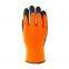 best cold weather 7 gauge polyester loop napping liner latex crinkle coated winter warm construction gloves