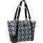 New Chevron Print PU Leather Fashion Lunch Tote Bag For Women