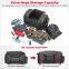 70L Expandable Bag Capacity Motorcycle Tail Bag,Water-resistant Rear Rack Trunk, Motor Pannier Bag with Rain Cover and Straps,Motorcycle Travel Storage Bag
