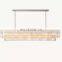 AMADEO GRAND Indoor Stairs Decoration Crystal Chandelier Living Room Dining Room Bedroom Modern Rectangular Crystal chandelier