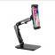 Desktop Stands Portable Tablet PC Stands For Ipad Desk Holder Mobile Stand Metal Phone Holder