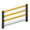 3R Pedestrian Barrier Flexible Industrial Guardrail Protective Barrier for Warehouse Shelf and Racks
