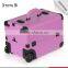 Trolley portable makeup case with wheels