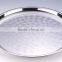 stainless steel round Cherry Tray Serving Tray