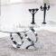 Stylish design stainless steel glass coffee table