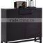 New Model Living Room Black Wood Cabinet Modern Chest of Drawers