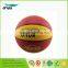 High quality laminated PU multicolor competetion basketballs