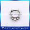 Alloy Zircon Fake Nose Ring Hoop Ring Nose Body Jewelry Fake Septum Rings Piercing O 12