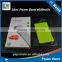 Universal mobile power bank with 4000 capacity super thin built in USB power bank Portable mobile power source
