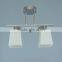 2016 square white glass long ceiling lamp
