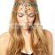 Fancy Head Chain Jewelry Metal Chain Elasitc Hair Bands Headbands