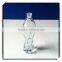 Body shaped glass perfume bottles with sprayer lidDH302