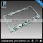 Manufacturer USA style zinc alloy metal car license plate frame,car license frame