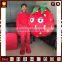Funny fruit mascot costume red strawberry giant costume for promotion