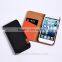 2016 Ultra Slim Mobile Genuine Leather Cover Phone Case for iPhone 6s with Stand Function Case