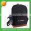 faux leather bottom wholesale backpack with drink bottle holder