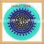 Golden Hand Painted Glass Mosaic Pattern Mosaic Plate