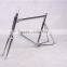 Cheap oem fixed gear bicycle frame hi-ten steel fixie frame chrome color frames