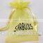 Customized Logo Organza Bag For Gift Jewelry Cosmetic