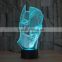 3D Visual Led Night Lights for Kids Robot Touch USB Table Lampara as Besides Lampe Baby Sleeping Nightlight