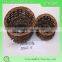 Set of 2 mini round wicker basket for plant                        
                                                                                Supplier's Choice