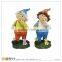Holding Flower Pot Garden Dwarfs Statue Dwarf With A Potted Plant