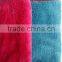 PE and PA coral fleece microfiber cloth 2pcs in a bag soft and super water absorption