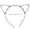 New Fashion Halloween 12 Colors Hair Accessories Cute Ear Hairband Small Cat Headband for Women Hello Kitty Styling Headwear