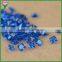 square 113# synthetic dark burman blue loose spinel for jewelry making