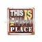 Wholesale Latest Design Manufacturer Pontiac Sign Metal Home Decor Wholesale