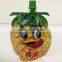 Pineapple shape cocktail drink packaging bag with spout