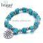 Bohemia ethnic jewelry bead bracelet natural stone bead tassel bracelet jewelry