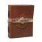 Front Circle Design Stone Leather Journal Personal Diary Recipe Diary With Handmade Paper