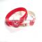 Hot promotional gifts debossed / embossed silicone wristband bracelet watch / silicone energy bracelet