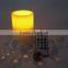 Hot sale cheap plastic flameless color changing flicker led candles with timer and remote control for home decoration