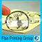 Custom transparent pvc sticker/transparent sticker label with hot stamping
