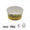 Biodegradable disposable paper cup for ice cream/ Cutom printed ice cream paper container/ Cheap soup bowl with lid