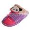 Rubber Outsole Slipper Lady Indoor Slipper With Cartoon Printing