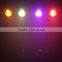 90W COB 4 Par System 4*30W RGB with A Footswitch Per Set And A Carrying Bag Inside LED Display music sensor light
