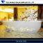 Interactive office room small reception desk, office front desk